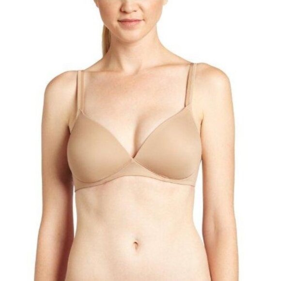 Warner’s Other - NWT Warner's 34C Elements Of Bliss Wire-Free Bra with Lift 1298 Beige #95450